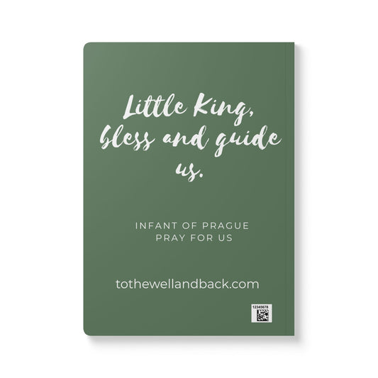 Infant of Prague Softcover Journal — Catholic Folk Art Prayer Notebook