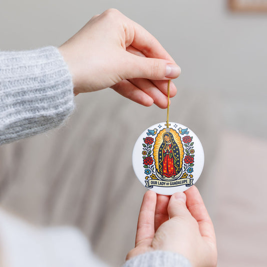 Our Lady of Guadalupe Catholic Christmas Ornament