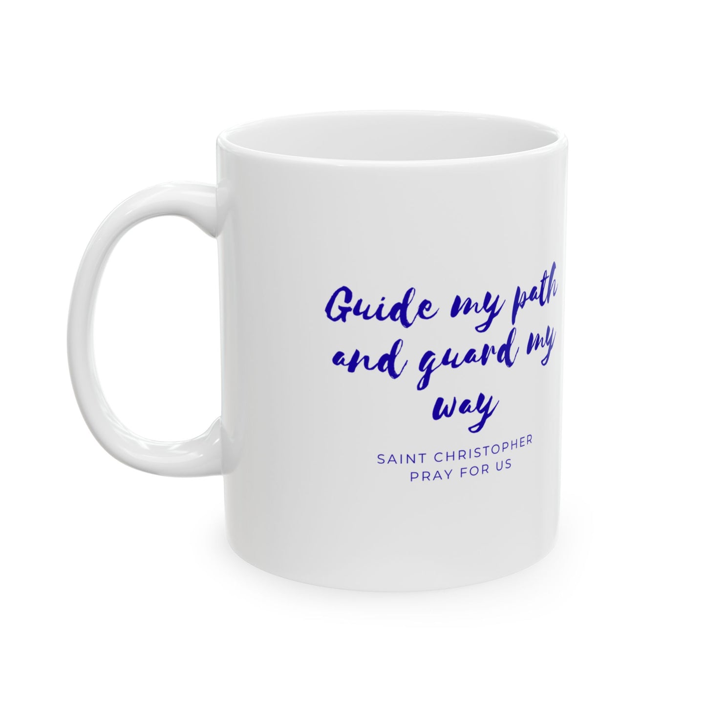 Saint Christopher Ceramic Mug — Patron of Travelers