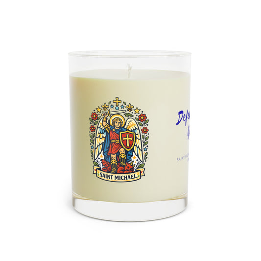 Saint Michael the Archangel Prayer Candle — Catholic Folk Art Scented Soy Candle