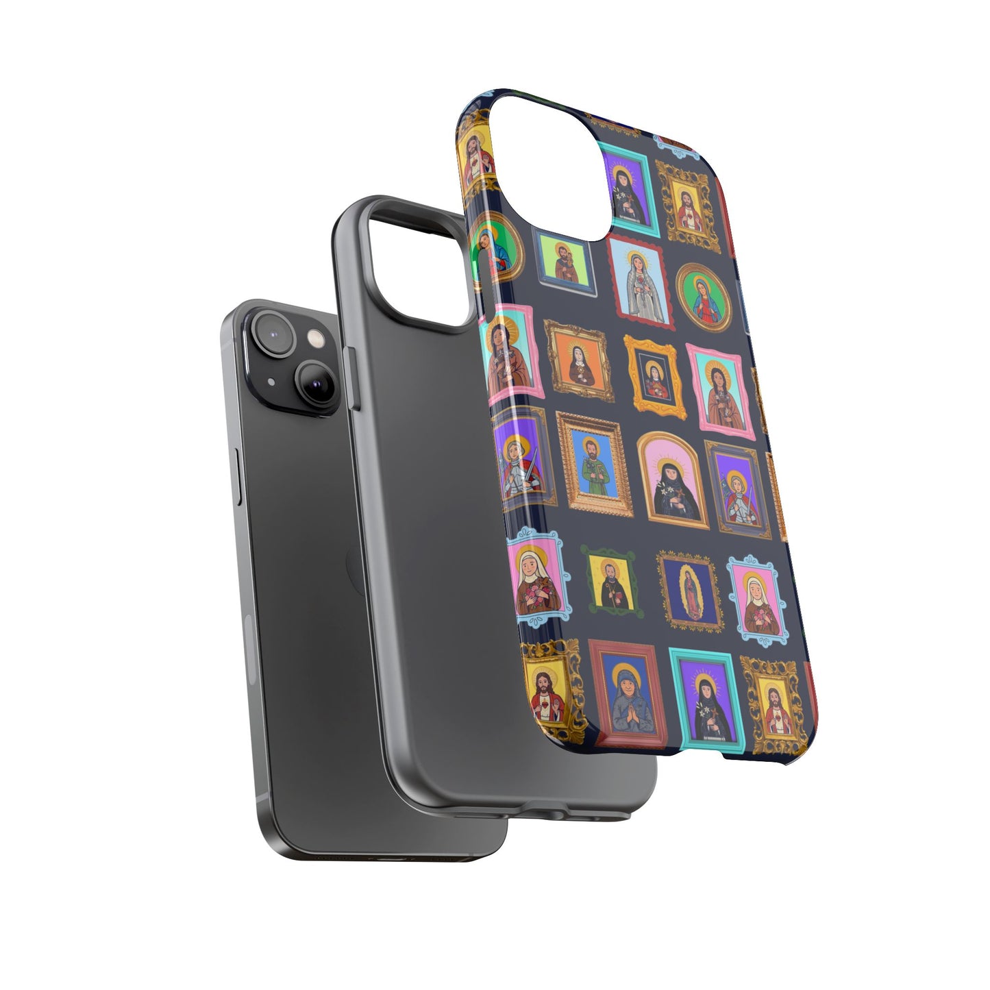 Heaven's Gallery Phone Case — Catholic Saint Portrait Tough Case