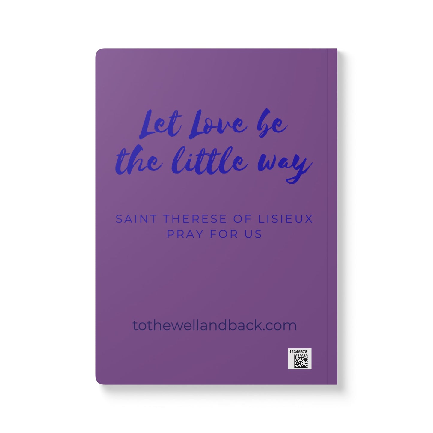 Saint Thérèse of Lisieux Softcover Journal — Catholic Folk Art Prayer Notebook