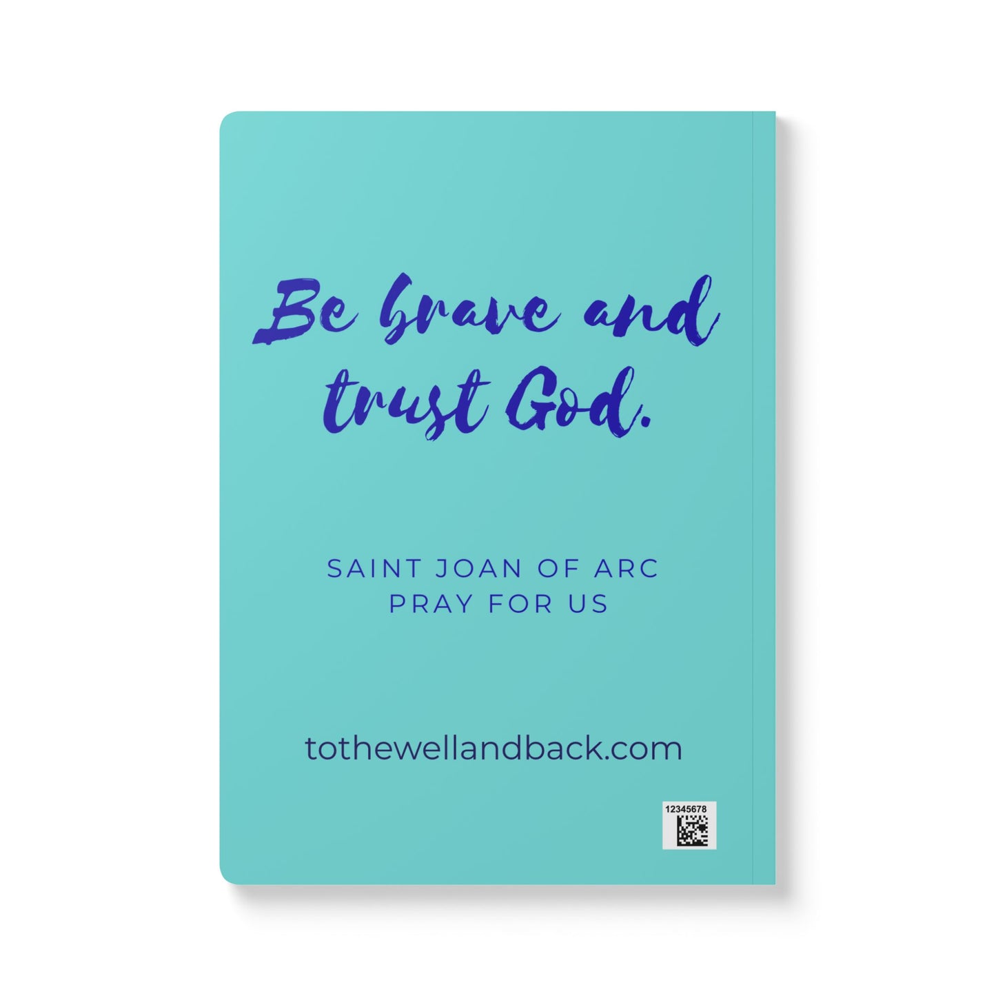 Saint Joan of Arc Softcover Journal — Catholic Folk Art Prayer Notebook