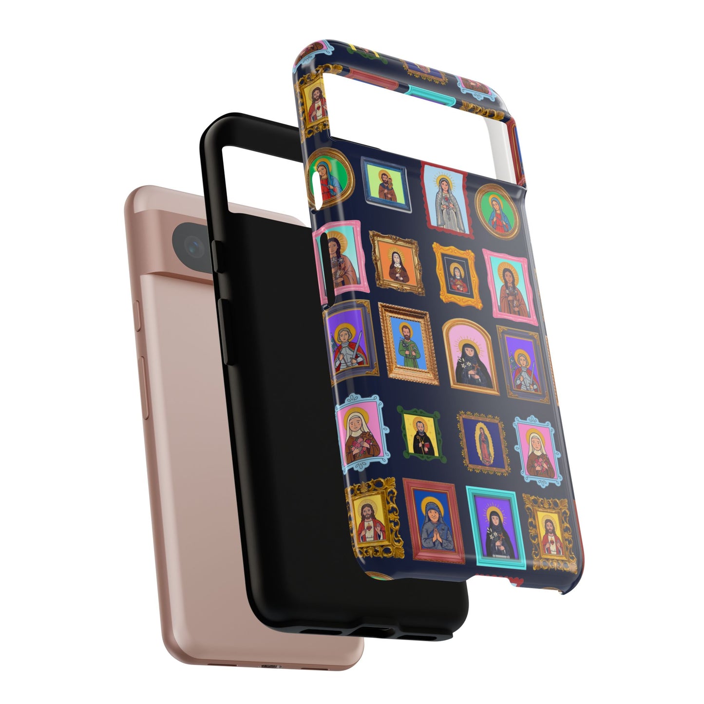 Heaven's Gallery Phone Case — Catholic Saint Portrait Tough Case