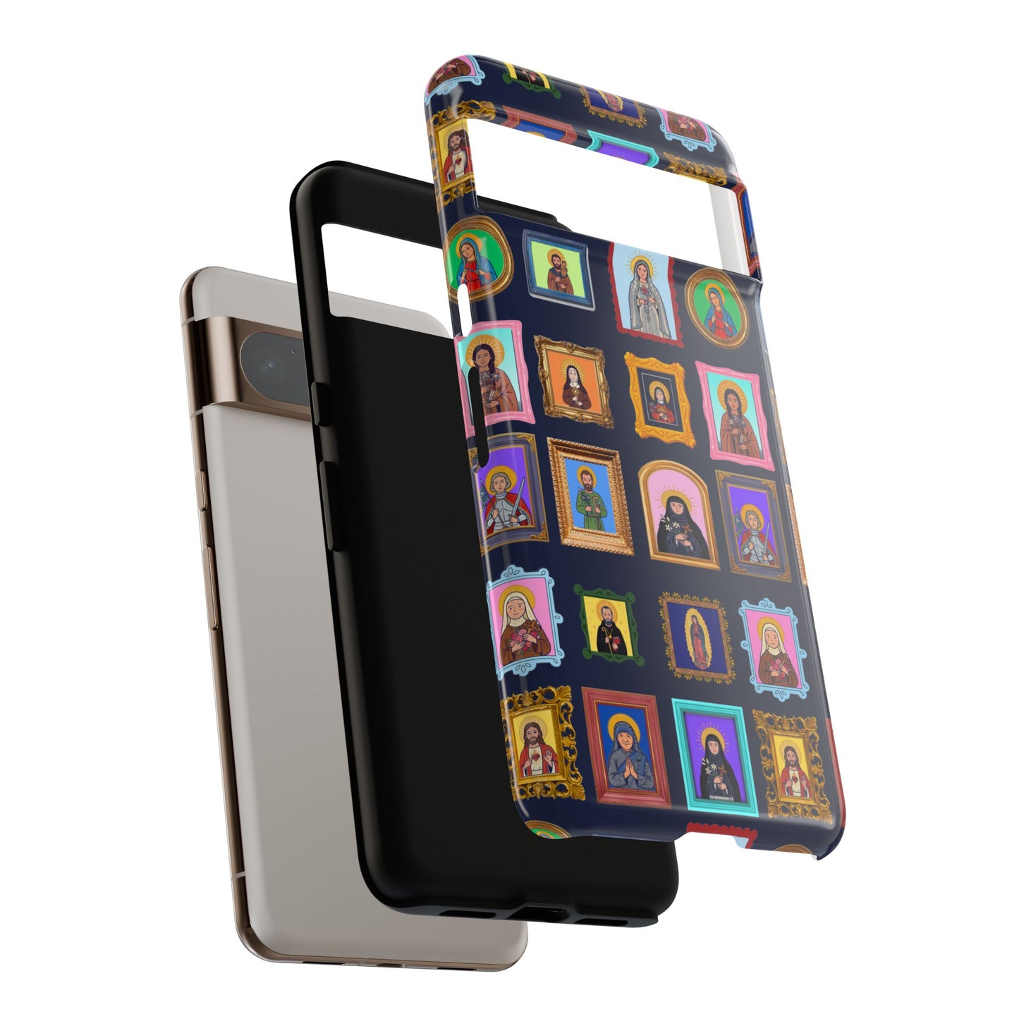 Heaven's Gallery Phone Case — Catholic Saint Portrait Tough Case