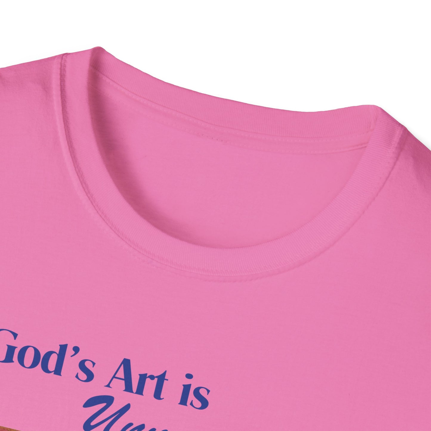God's Art is Unmatched T-Shirt — Catholic Saint Portrait Tee