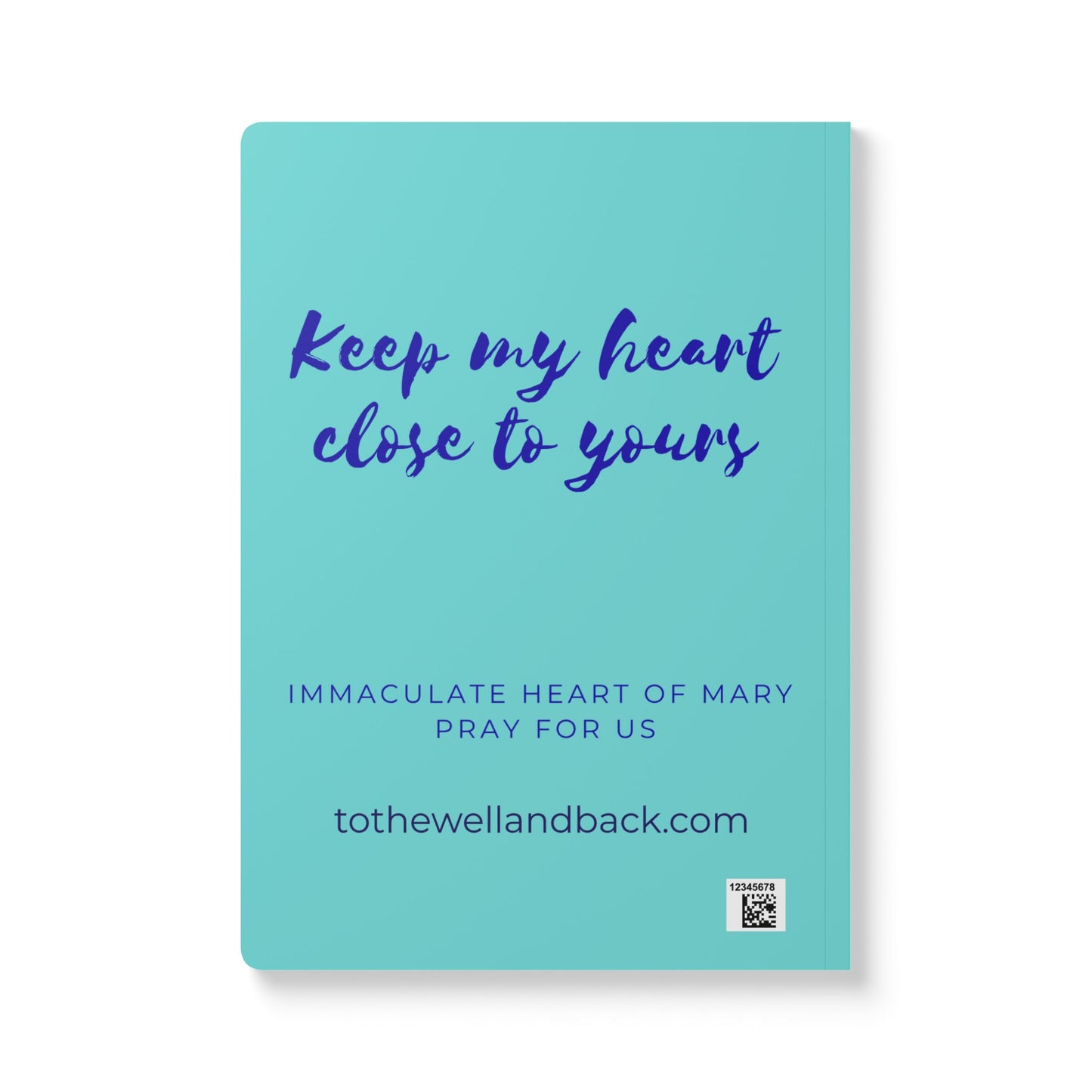 Immaculate Heart of Mary Softcover Journal — Catholic Folk Art Prayer Notebook