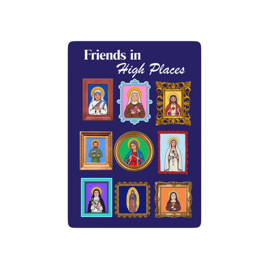 Friends in High Places Playing Cards — Catholic Saint Poker Deck