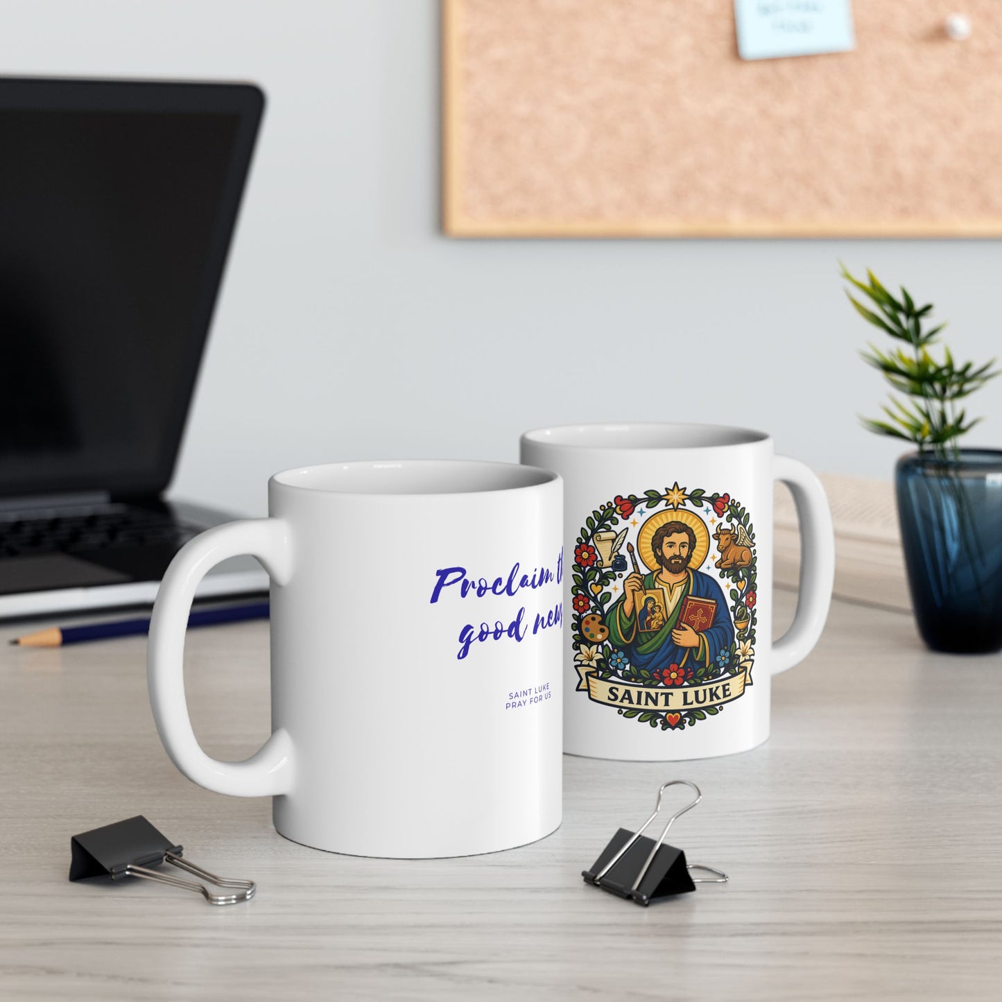 Saint Luke the Evangelist Mug — Patron of Physicians & Artists