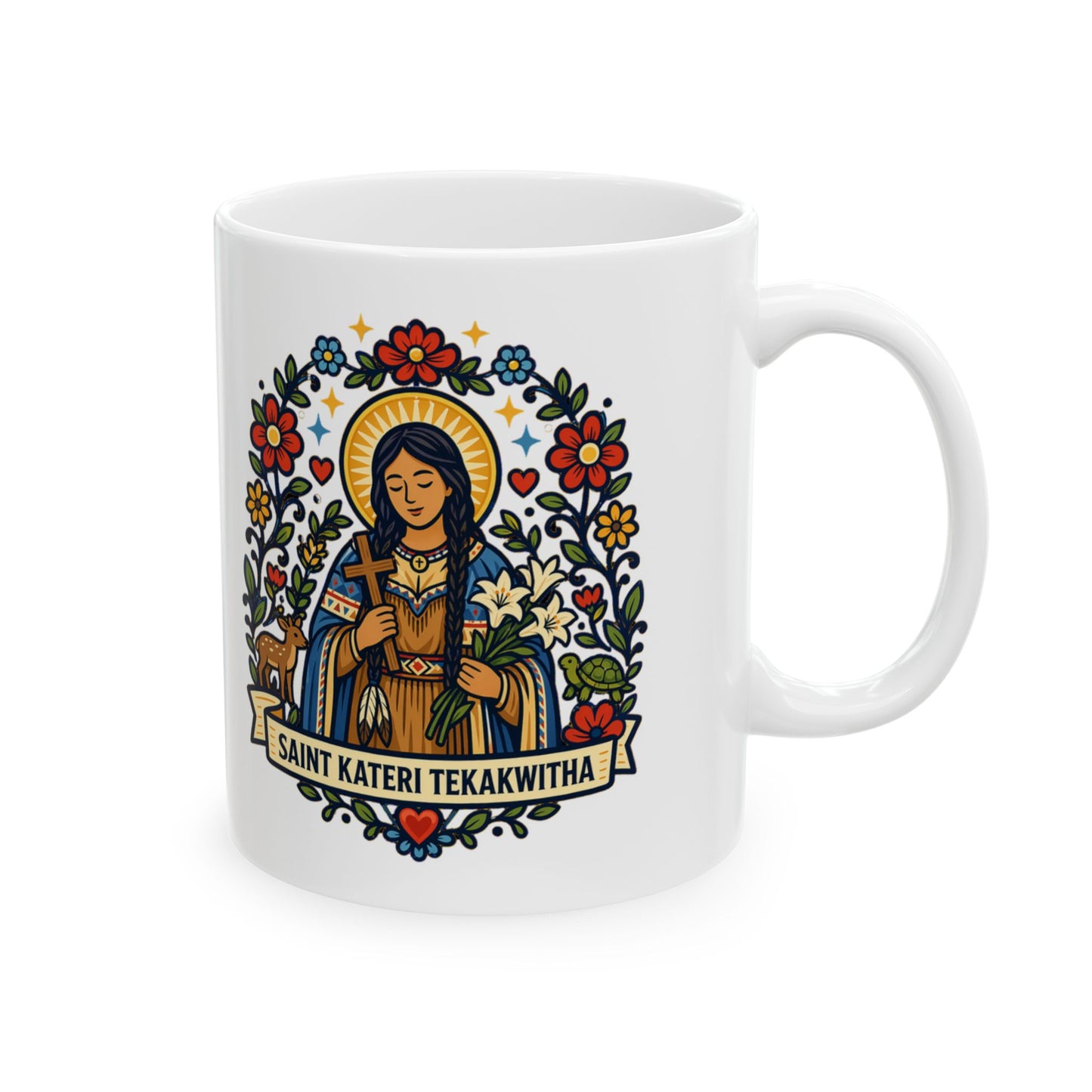 Saint Kateri Tekakwitha Mug — "Lily of the Mohawks"