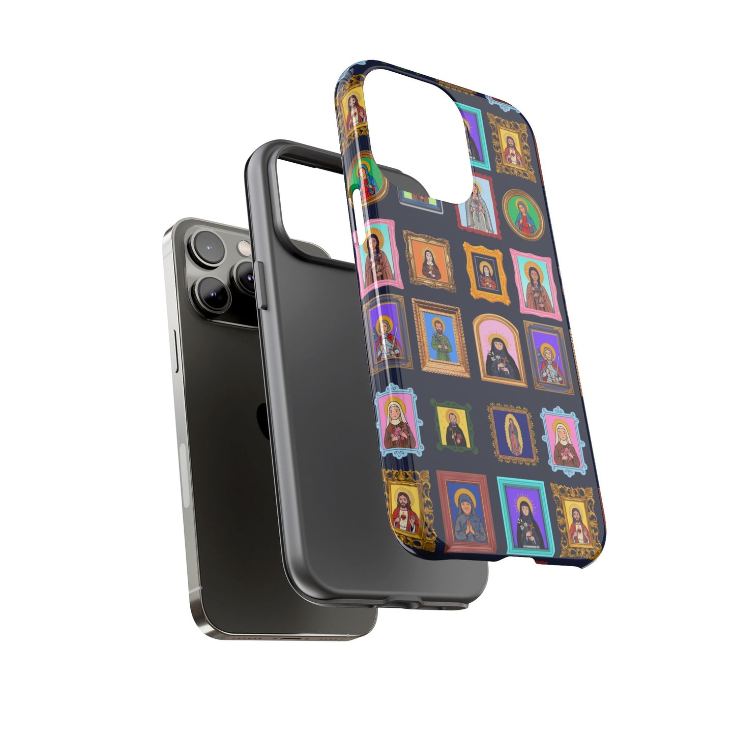 Heaven's Gallery Phone Case — Catholic Saint Portrait Tough Case
