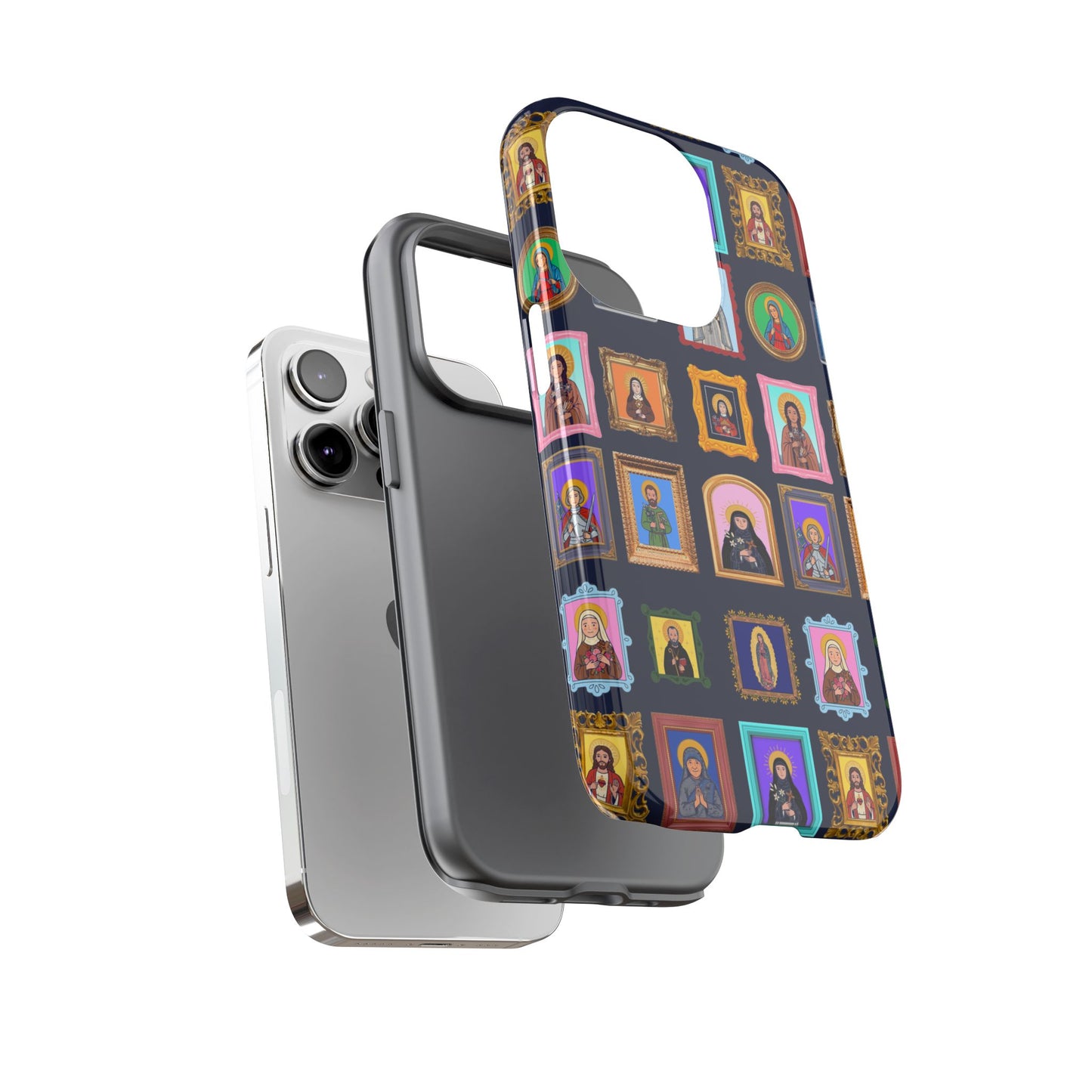 Heaven's Gallery Phone Case — Catholic Saint Portrait Tough Case