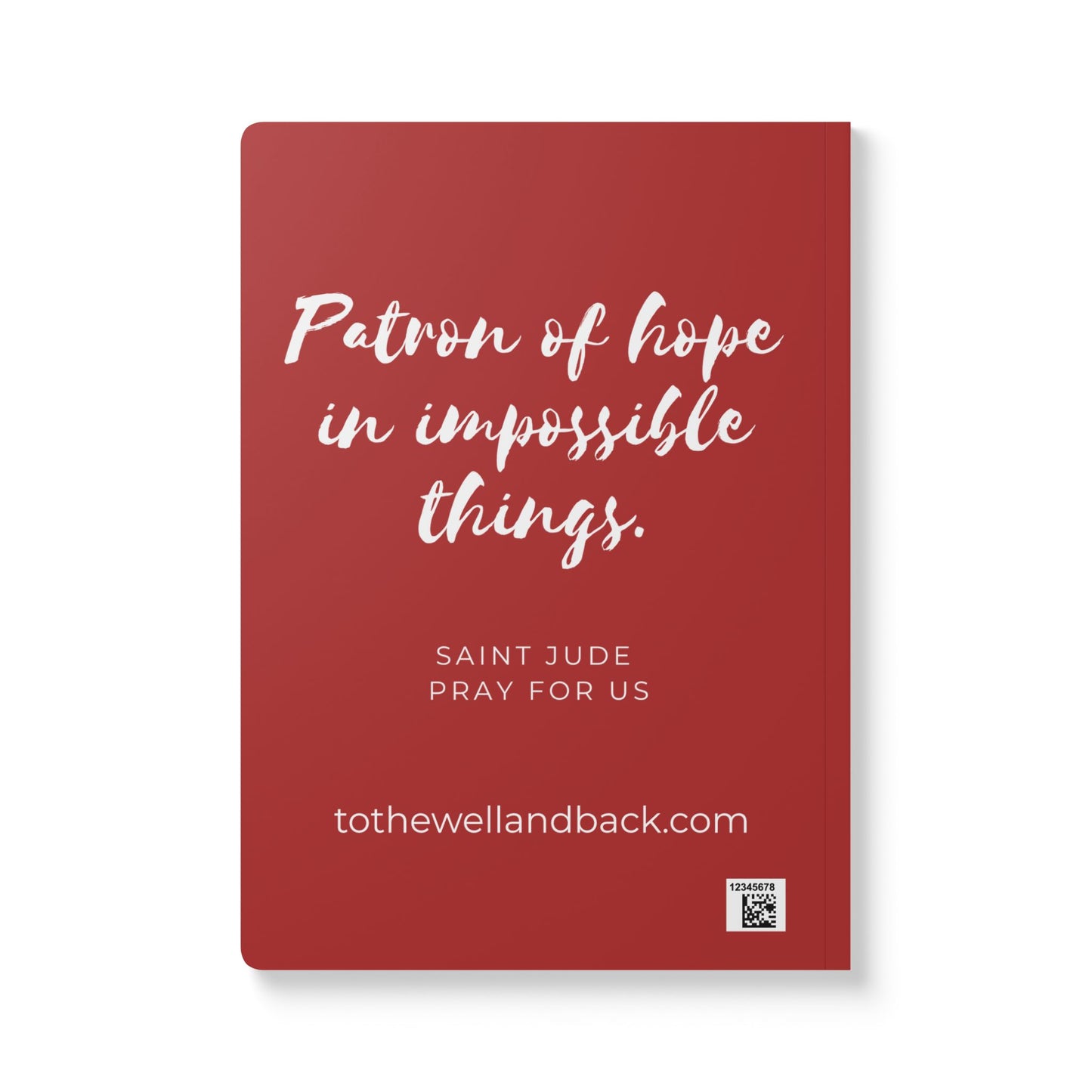 Saint Jude Softcover Journal — Catholic Folk Art Prayer Notebook