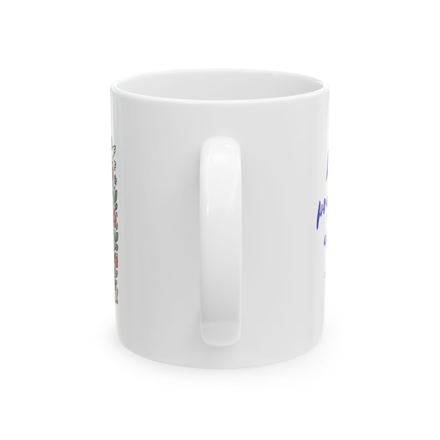 Our Lady of Fatima Prayer Mug — "Lead Us to Prayer, Peace, and Trust"