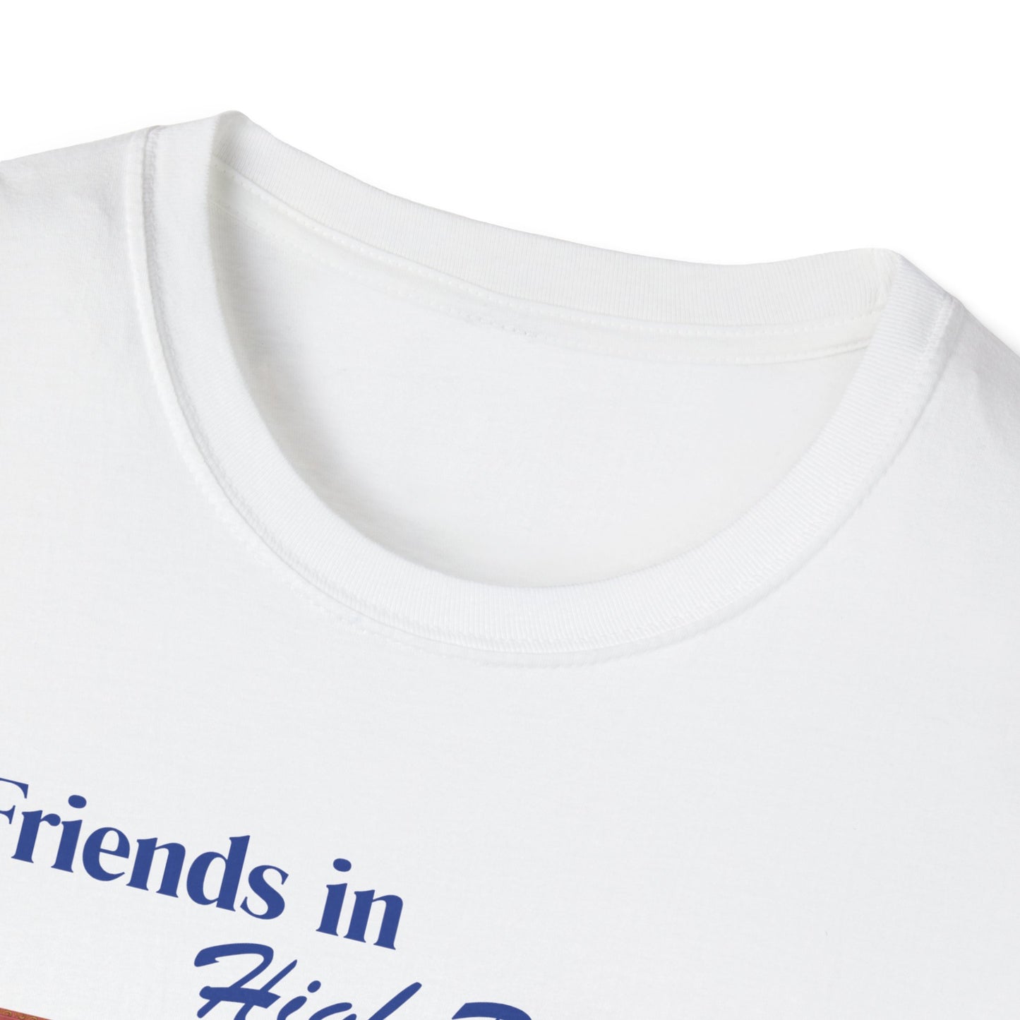 Friends in High Places T-Shirt — Catholic Saint Portrait Tee