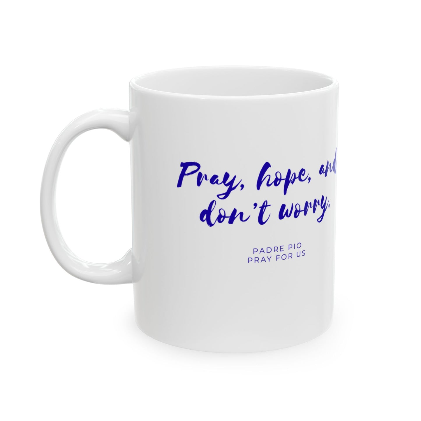 Saint Padre Pio Ceramic Mug — Stigmatist & Confessor