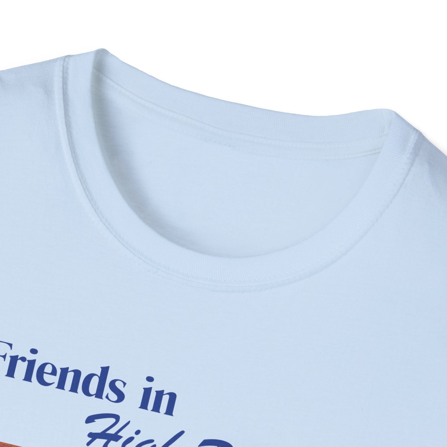 Friends in High Places T-Shirt — Catholic Saint Portrait Tee