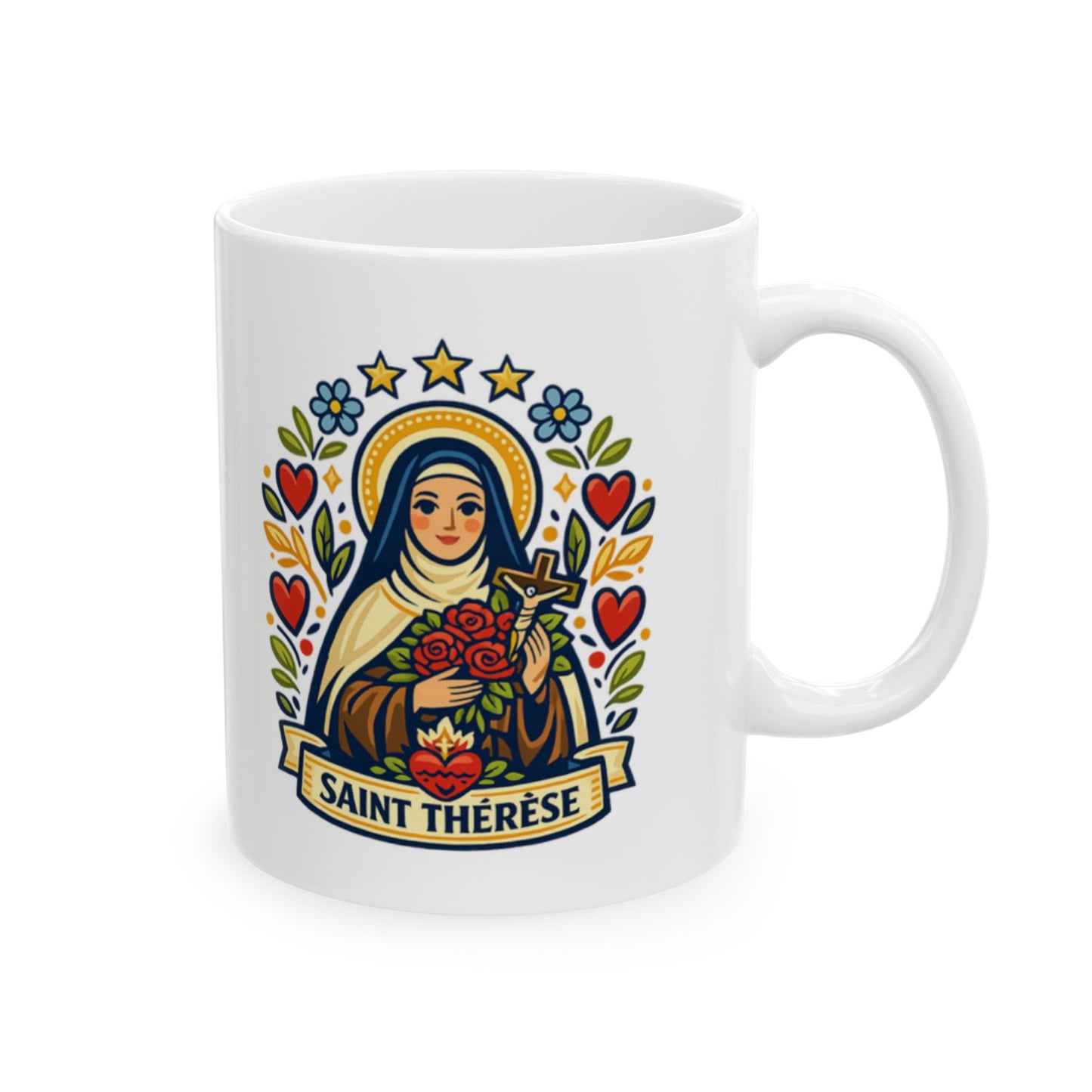 Saint Thérèse Mug — "Let Love Be the Little Way"