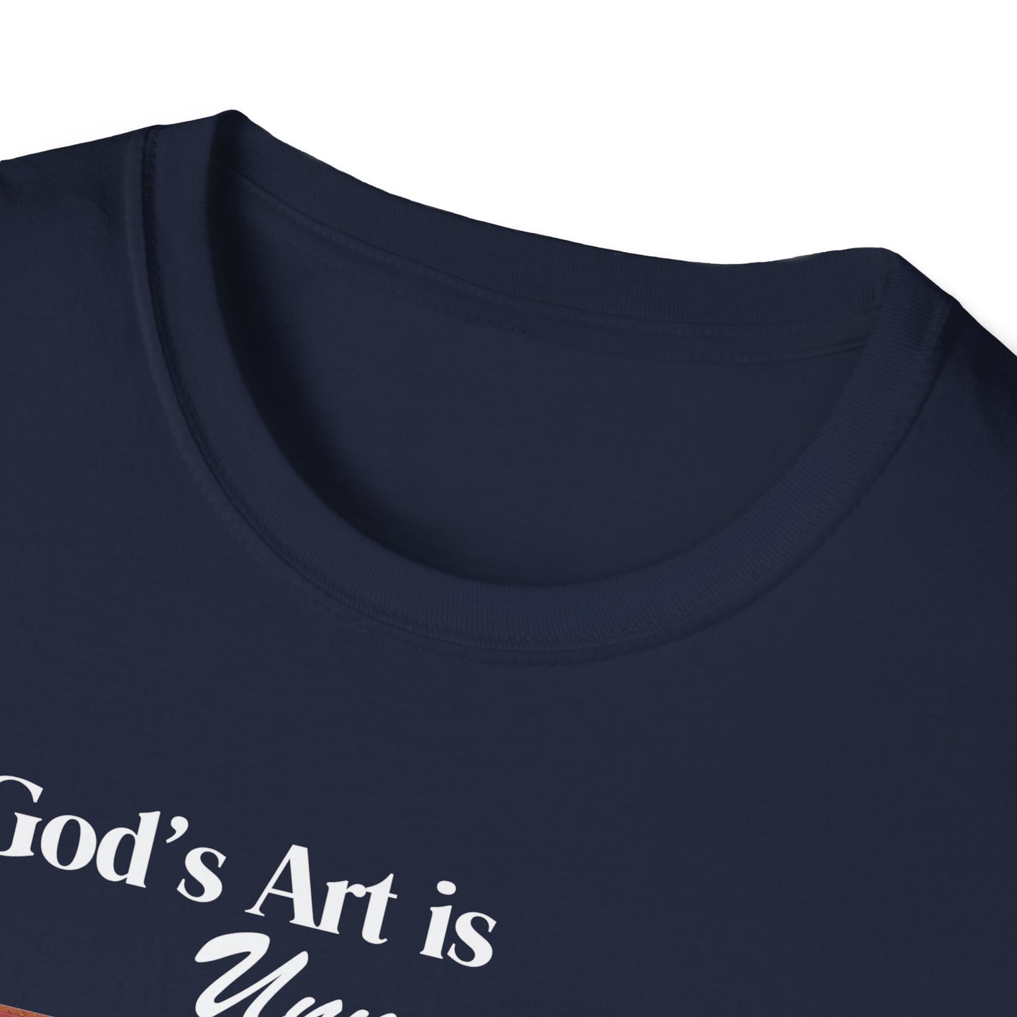 God's Art is Unmatched T-Shirt — Catholic Saint Portrait Tee