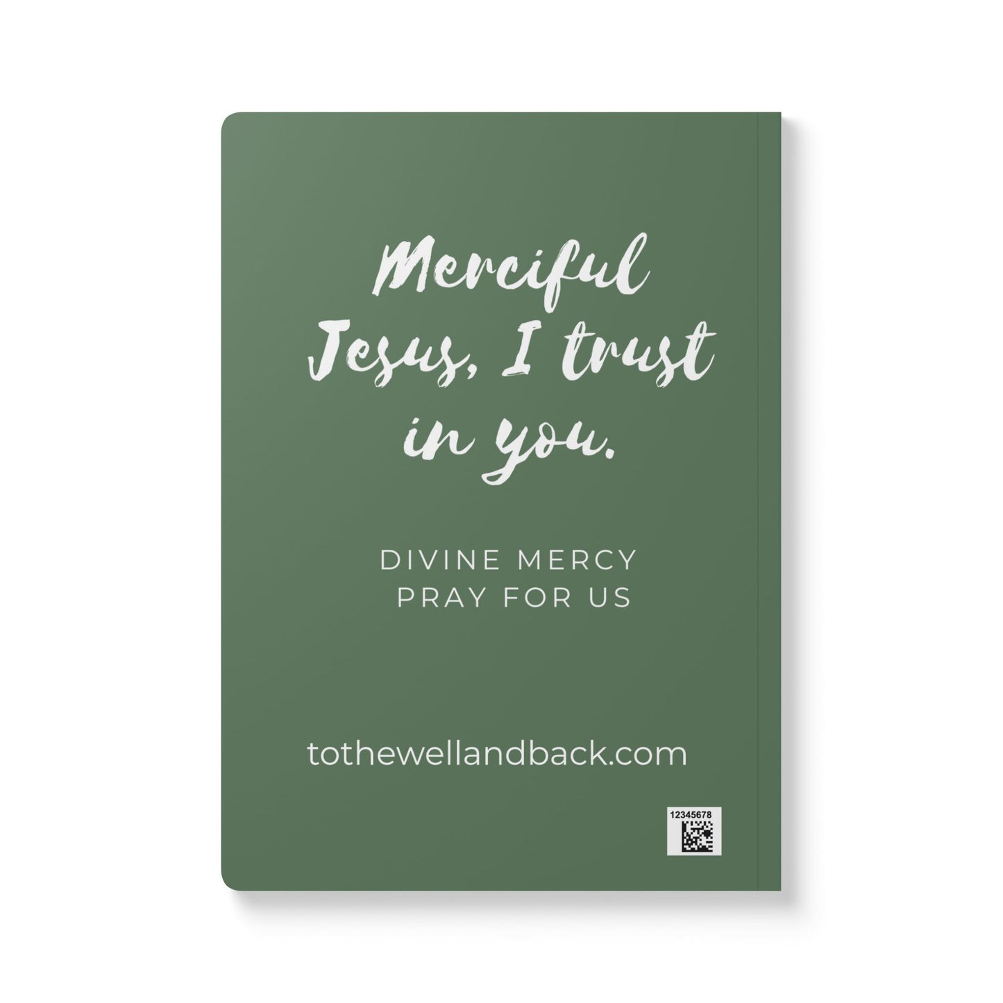 Divine Mercy Softcover Journal — Catholic Folk Art Prayer Notebook