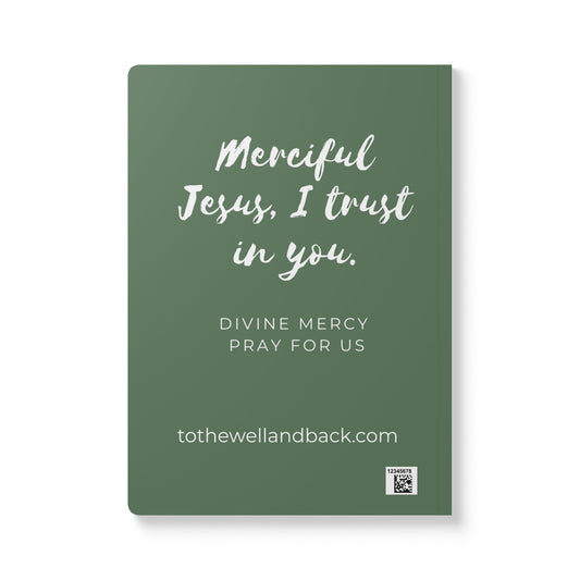 Divine Mercy Softcover Journal — Catholic Folk Art Prayer Notebook