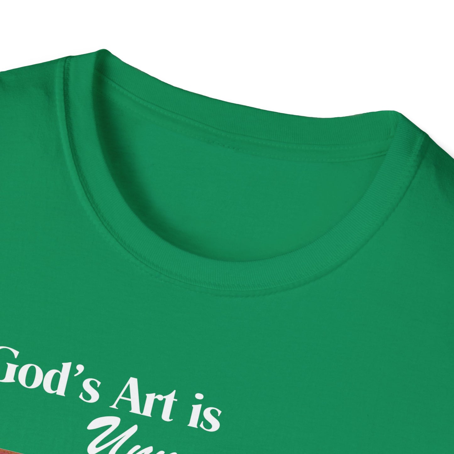 God's Art is Unmatched T-Shirt — Catholic Saint Portrait Tee