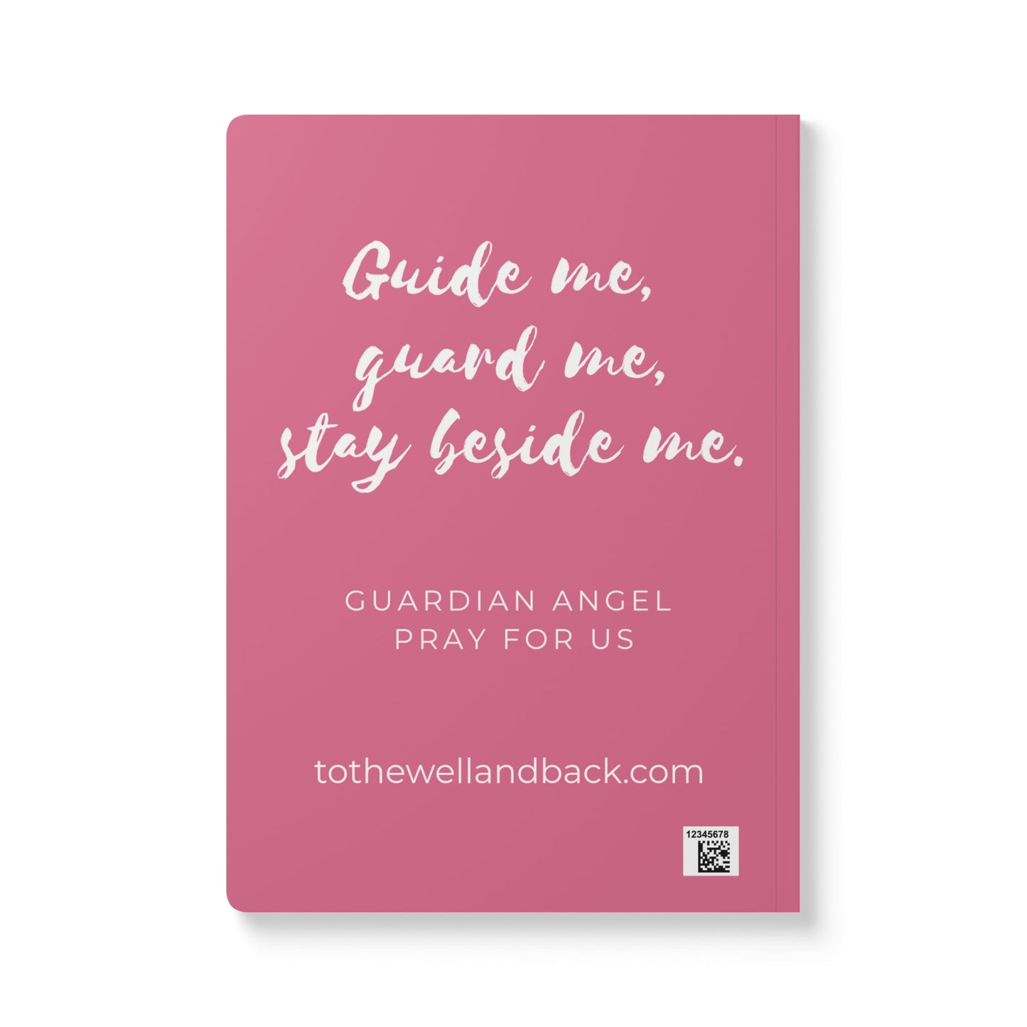 Guardian Angel Softcover Journal — Catholic Folk Art Prayer Notebook