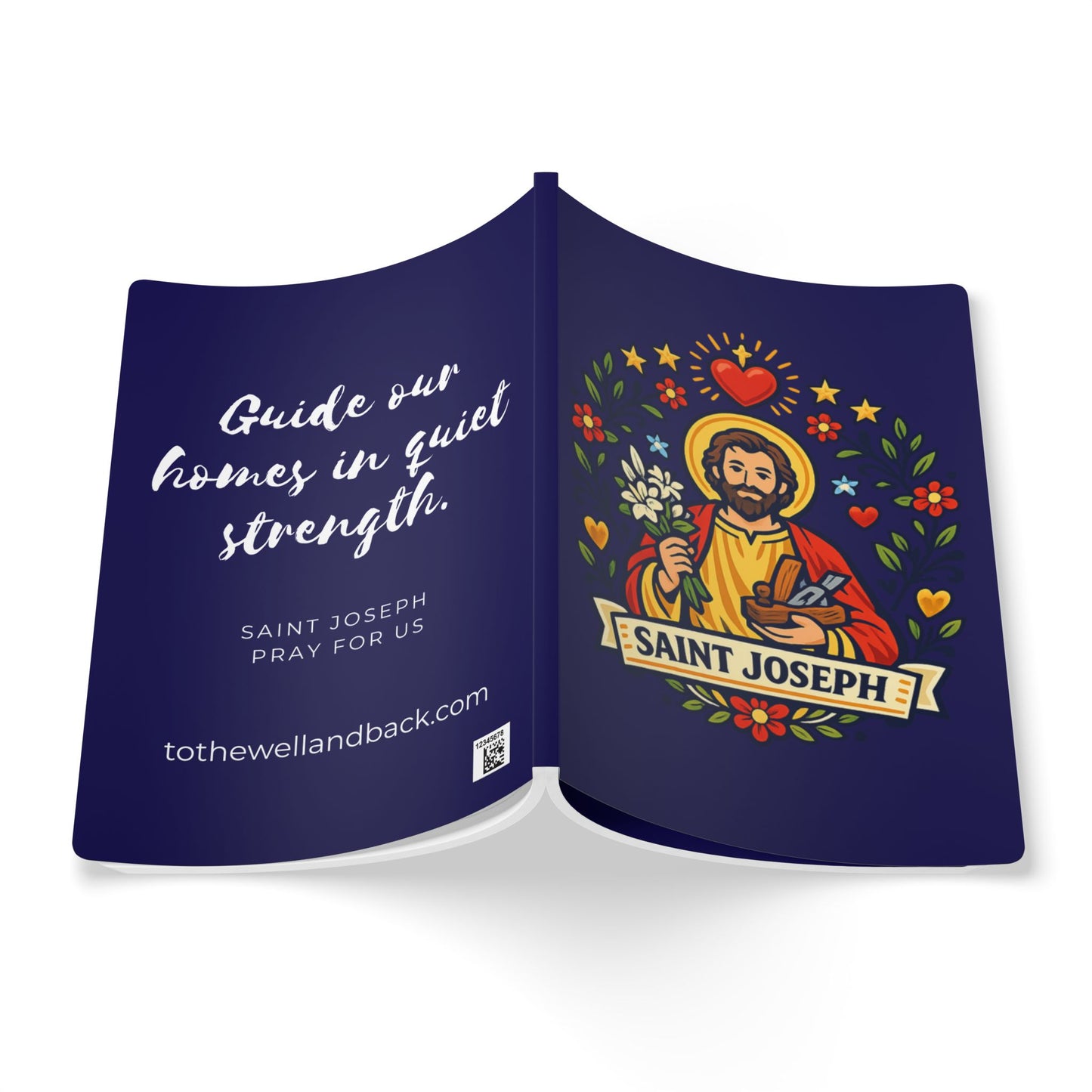 Saint Joseph Softcover Journal — Catholic Folk Art Prayer Notebook