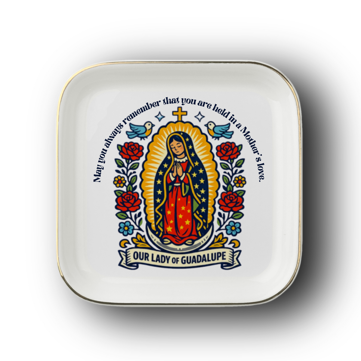 Our Lady of Guadalupe Catholic Jewelry Dish | Inspirational Gift Trink