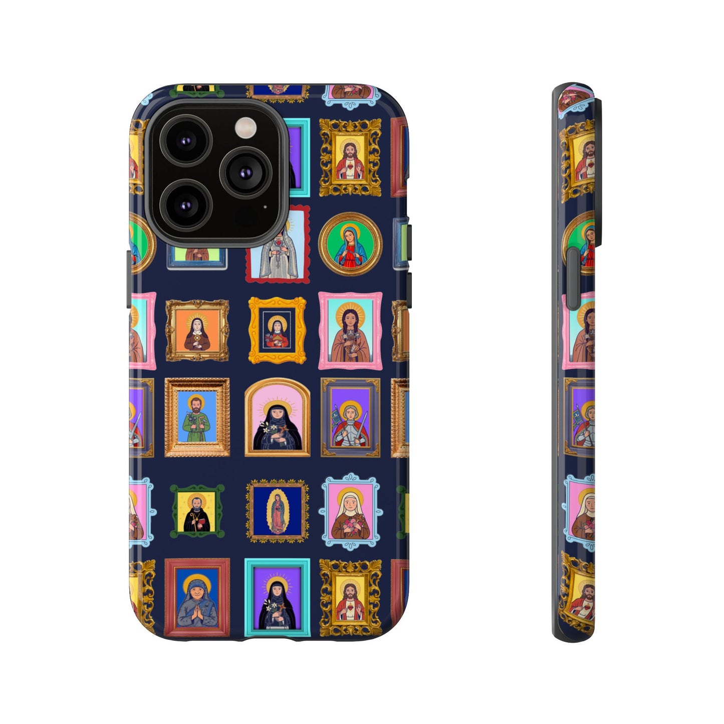 Heaven's Gallery Phone Case — Catholic Saint Portrait Tough Case