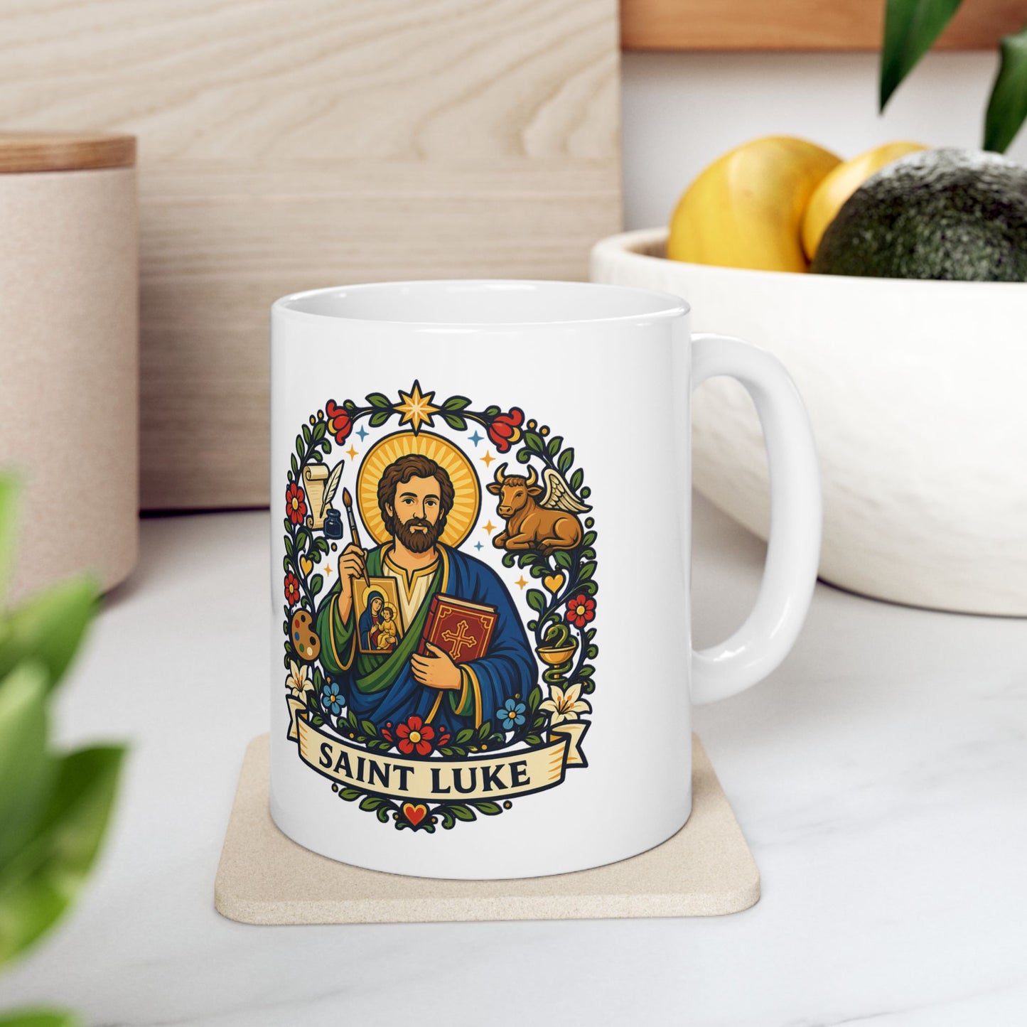 Saint Luke the Evangelist Mug — Patron of Physicians & Artists