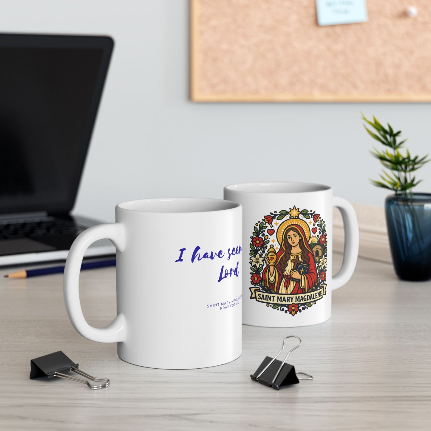 Saint Mary Magdalene Ceramic Mug — "Apostle to the Apostles"