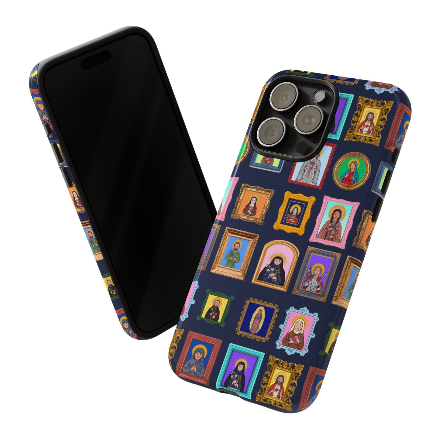 Heaven's Gallery Phone Case — Catholic Saint Portrait Tough Case