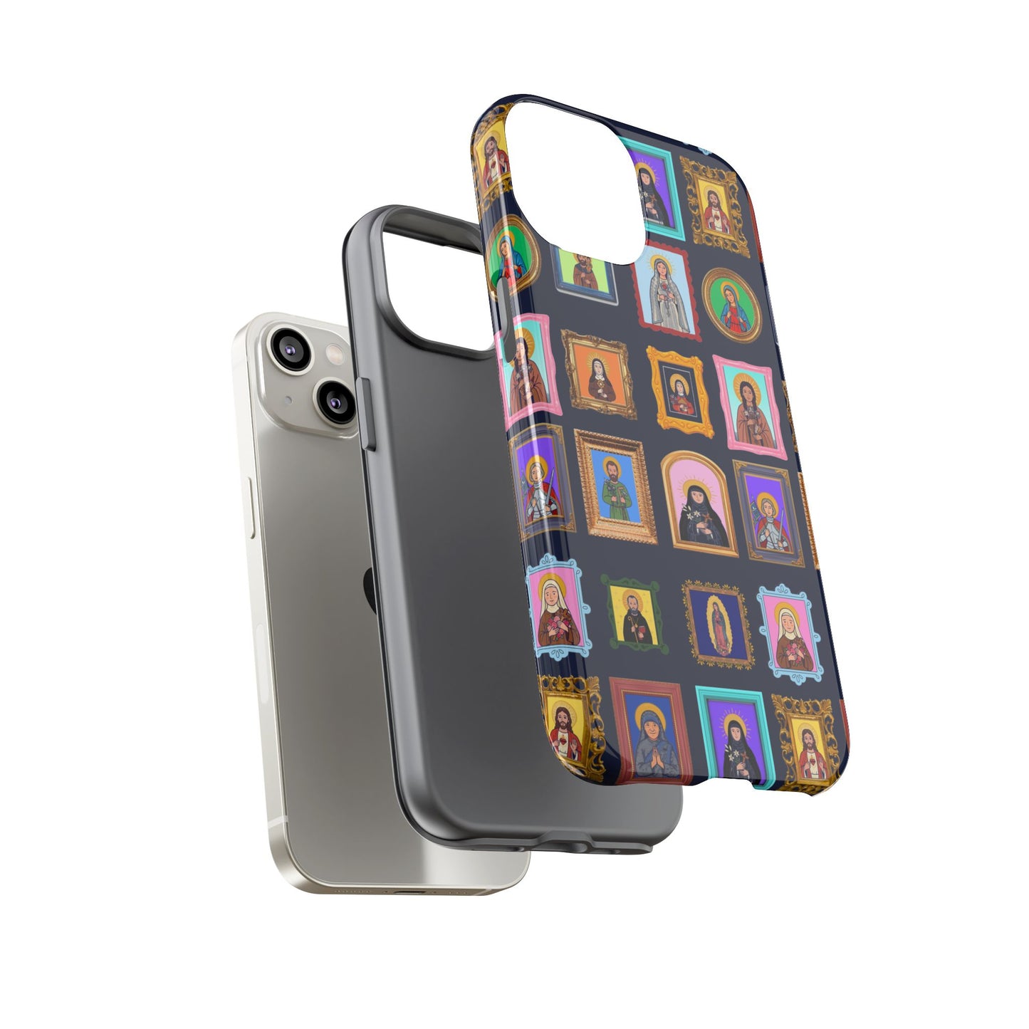 Heaven's Gallery Phone Case — Catholic Saint Portrait Tough Case