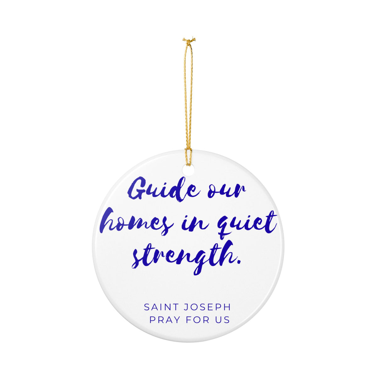 St. Joseph Catholic Christmas Ornament