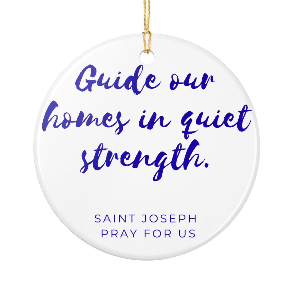 St. Joseph Catholic Christmas Ornament