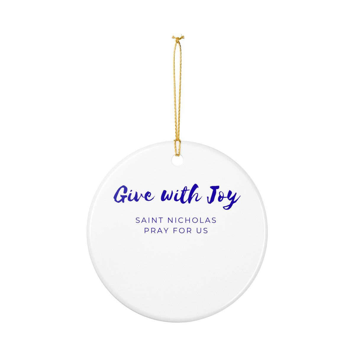 St. Nicholas Catholic Christmas Ornament