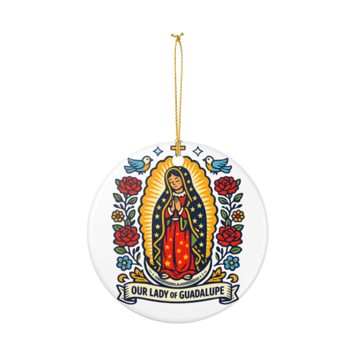 Our Lady of Guadalupe Catholic Christmas Ornament