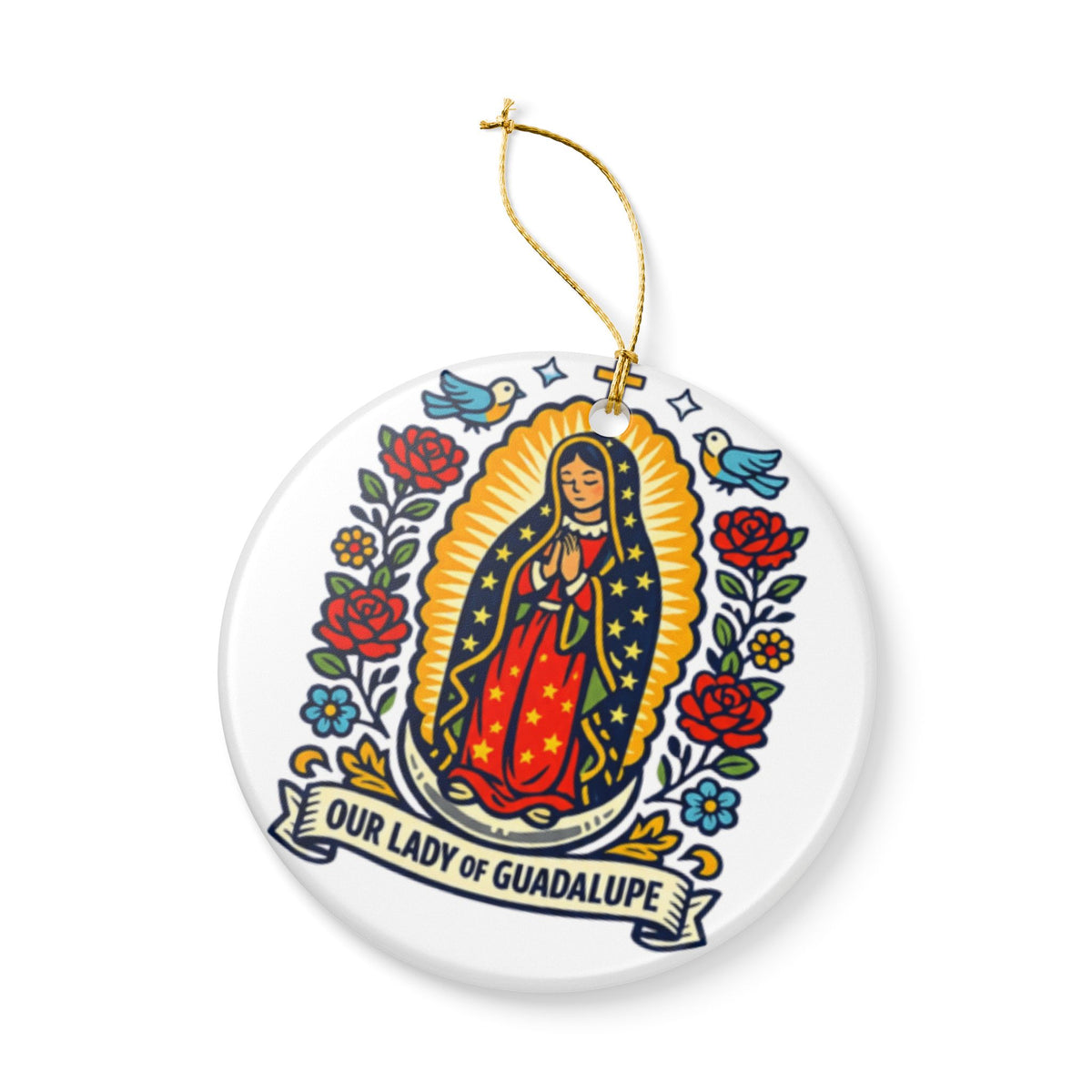 Our Lady of Guadalupe Catholic Christmas Ornament
