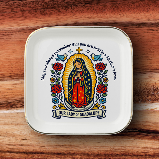 Our Lady of Guadalupe Catholic Jewelry Dish | Inspirational Gift Trink