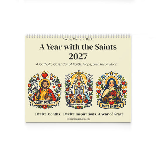 A Year with the Saints 2027 | Catholic Wall Calendar